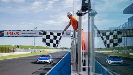 Esordio vincente per la Porsche Taycan Rush al Misano World Circuit