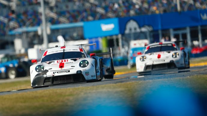 911 RSR (911, 912), Race, IMSA WeatherTech SportsCar Championship, round 1, Daytona/USA, 2020, Porsche AG
