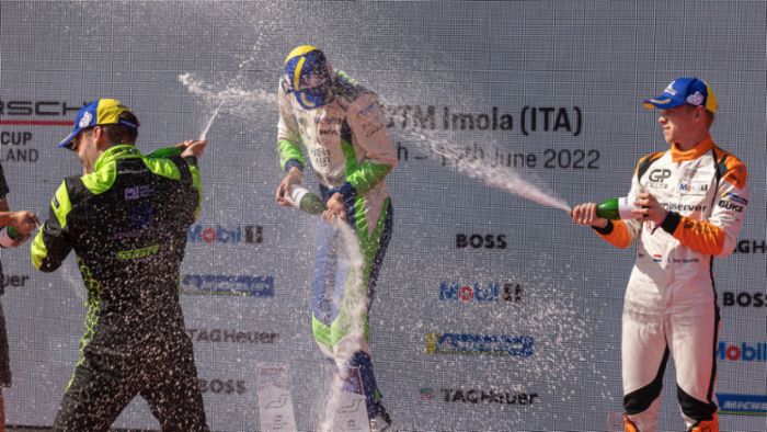 photo of Buus dominates sweltering race and celebrates his maiden victory image