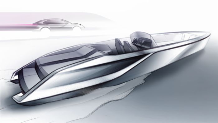 photo of Frauscher x Porsche: E-Performance on the water image