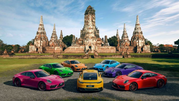 Träume in Farbe: Drei Jahrzehnte Porsche Leidenschaft in Thailand manifestiert in der ersten 911 Carrera GTS 30 Years Porsche Thailand Edition