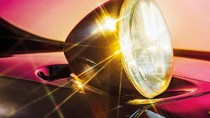 A shining icon of its era: Pop-up headlight