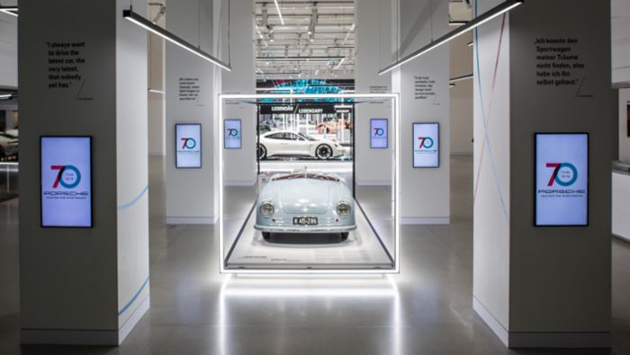 Porsche opens its “70 years of the Porsche sports car” exhibition