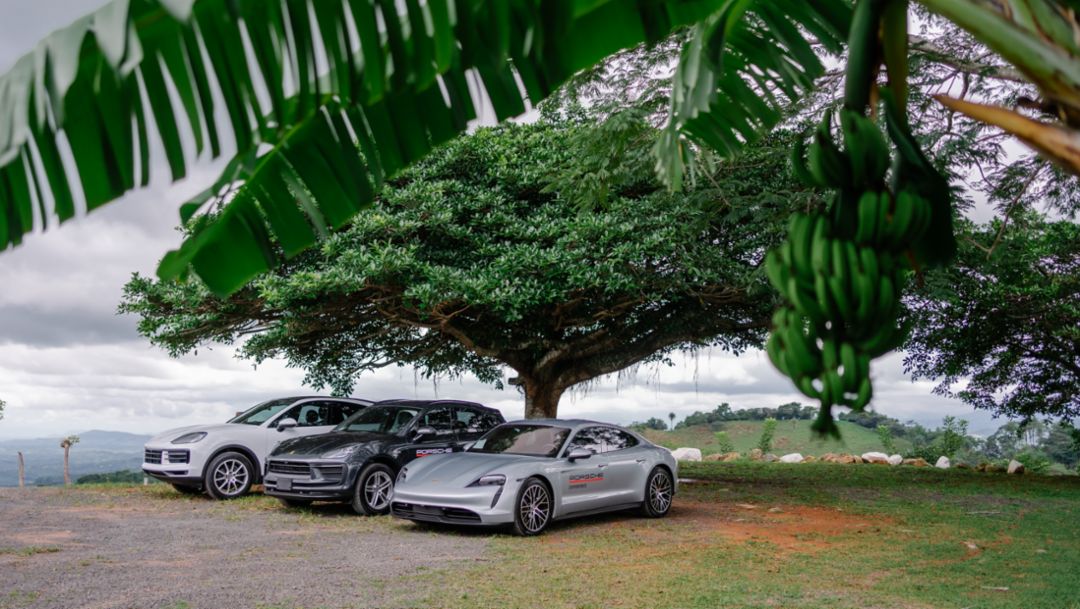 Tres icónicos modelos de la marca protagonizaron la tercera edición del Porsche Experience Costa Rica
