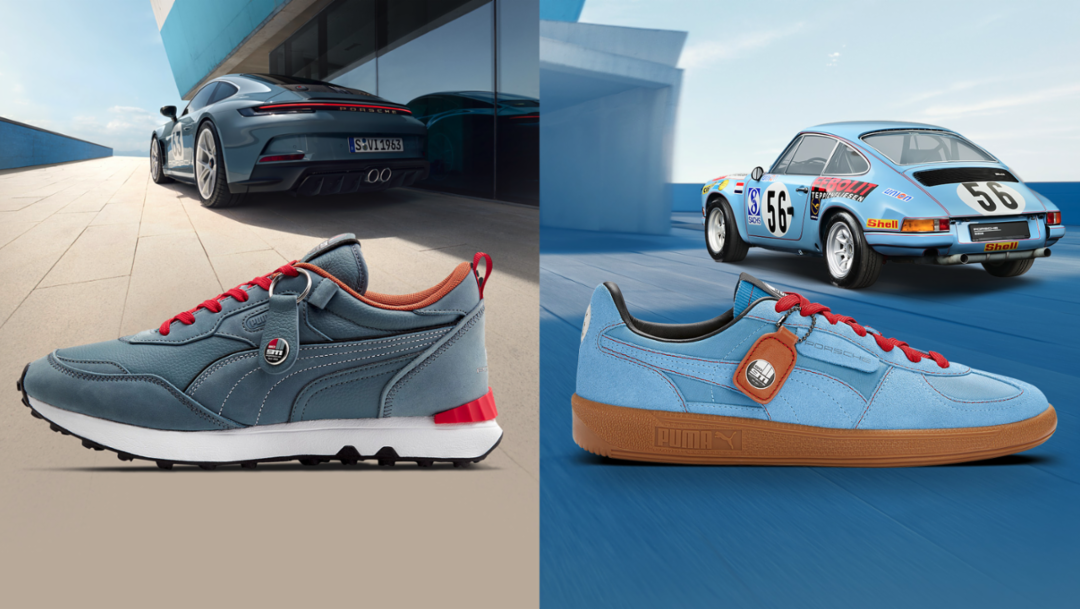 Porsche celebra el 60º aniversario del 911 con calzado deportivo de diseño retro y patrimonial.