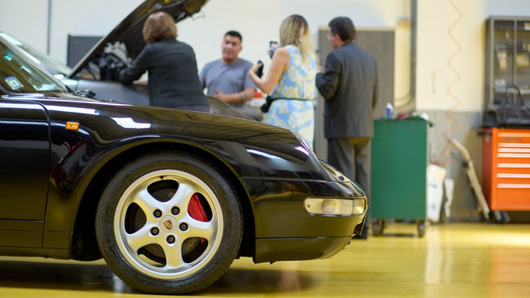 Porsche revela su experiencia de servicio durante el evento 