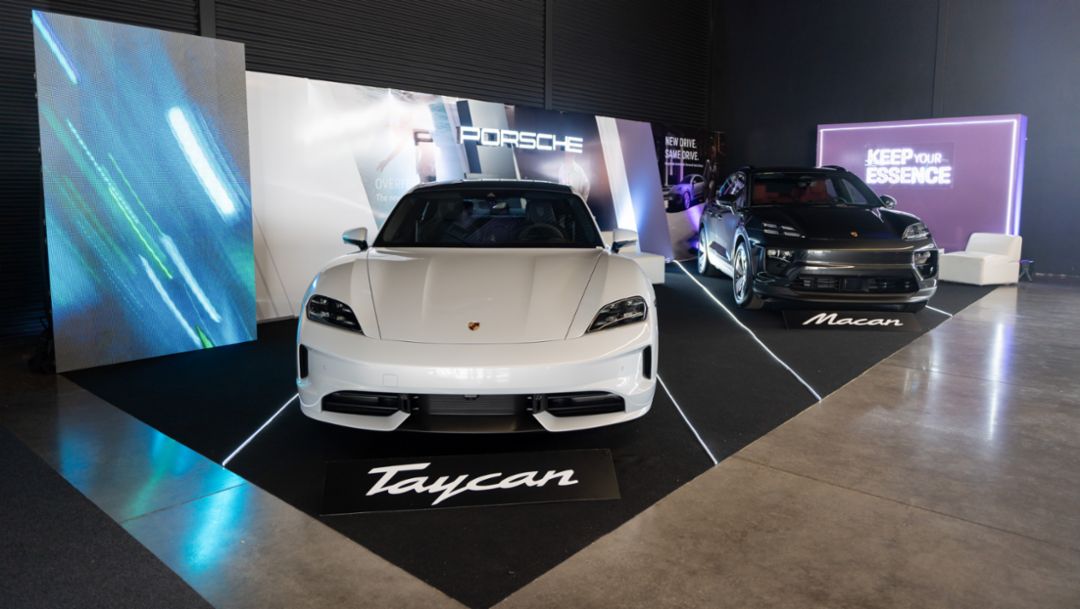 Porsche presenta sus modelos eléctricos de alto rendimiento en la AUTOEXPO24