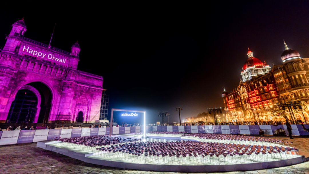 Porsche lights up dreams in India on Diwali
