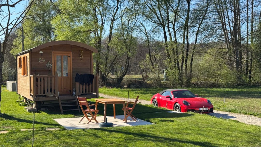 White Asparagus season with the Porsche 911 Cabriolet