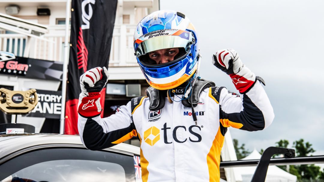 Yardley, Sedgwick put new faces on Porsche Carrera Cup North America podiums