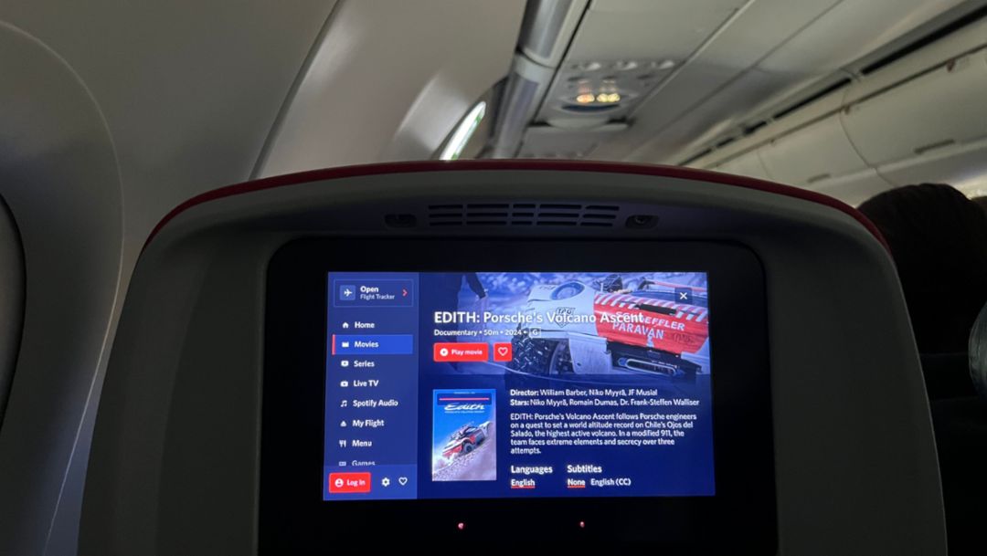 Award-winning documentary “Edith: Porsche’s Volcano Ascent” now available on Delta Air Lines’ In-Flight Entertainment