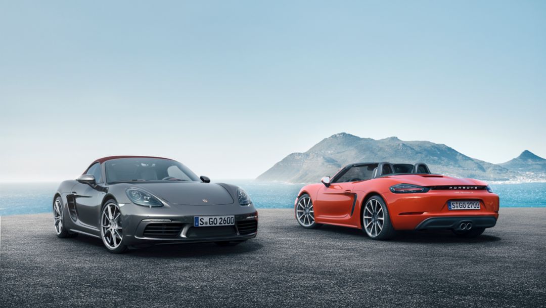Powerful purity: The new Porsche 718 Boxster and 718 Boxster S