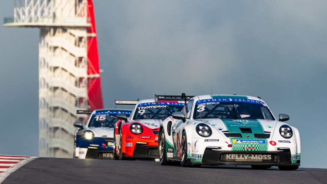 Thompson and van Berlo Split Porsche Carrera Cup North America Presented by the Cayman Islands Rounds in Austin