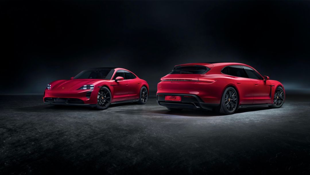2022 Porsche Taycan GTS Sedan and Taycan GTS Sport Turismo