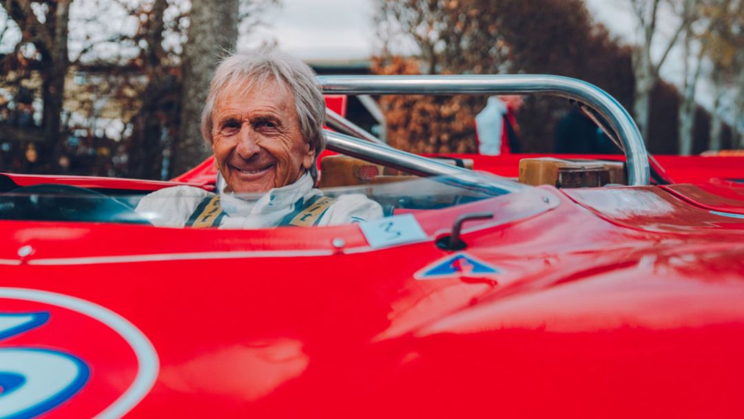 Derek Bell, 77. Goodwood Members Meeting, Grossbritannien, 2019, Porsche AG