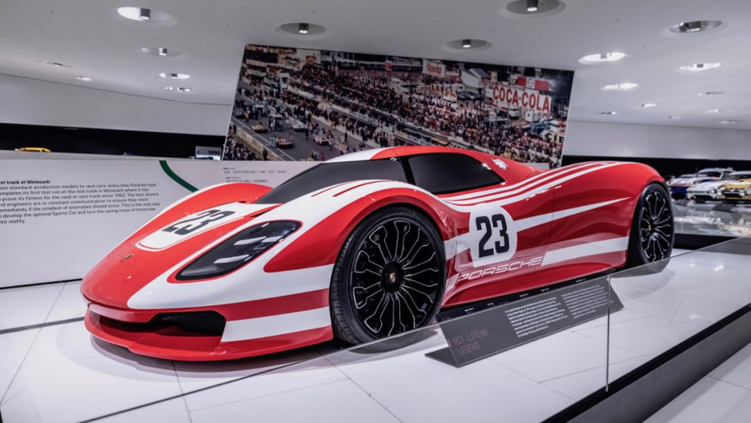 Концепт 917, выставка «50 лет Porsche 917 – Colours of Speed», музей Porsche, 2019, Porsche AG