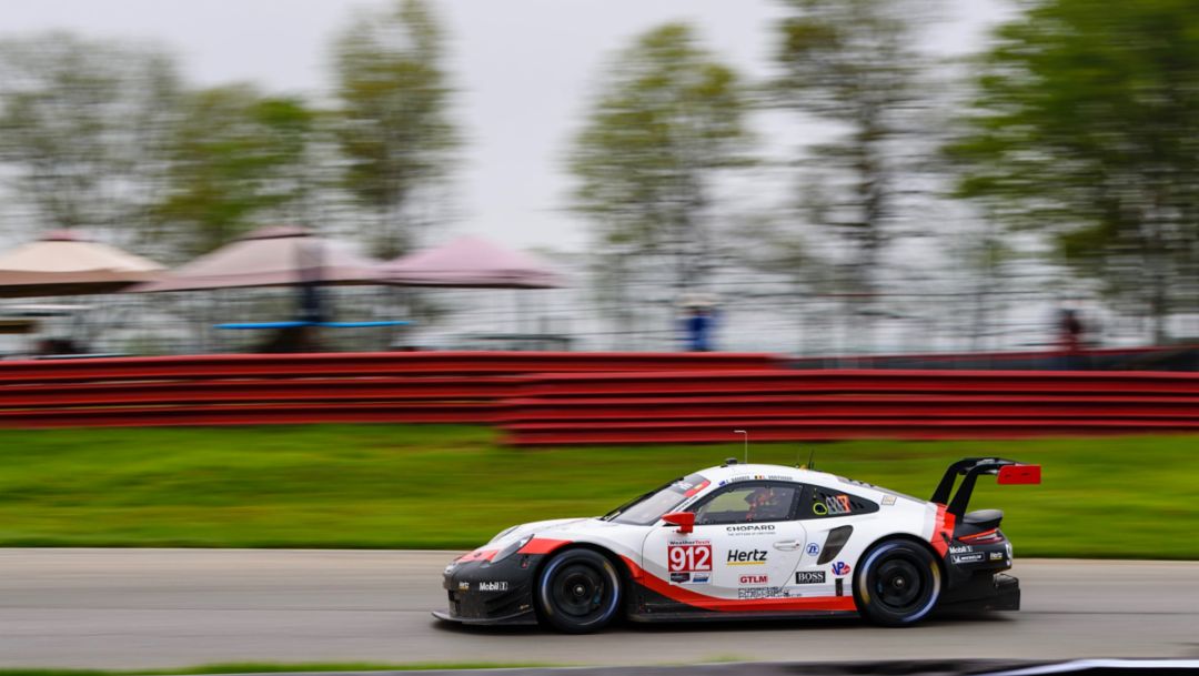 Earl Bamber, Laurens Vanthoor, Porsche 911 RSR (912), IMSA WeatherTech SportsCar Championship, Mid-Ohio, 2019, Porsche AG