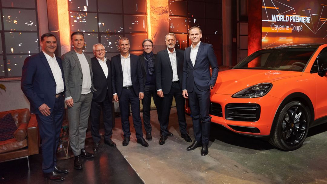 Мировая премьера нового Porsche Cayenne Coupé, Штутгарт, 2019, Porsche AG