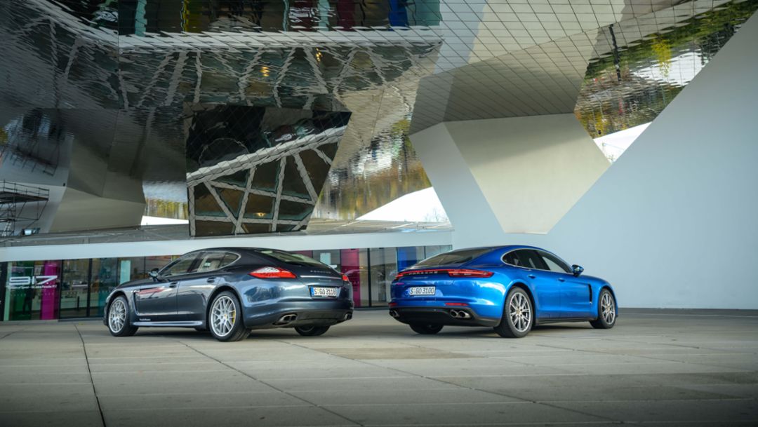 Generationen im Vergleich – der Porsche Panamera 4S