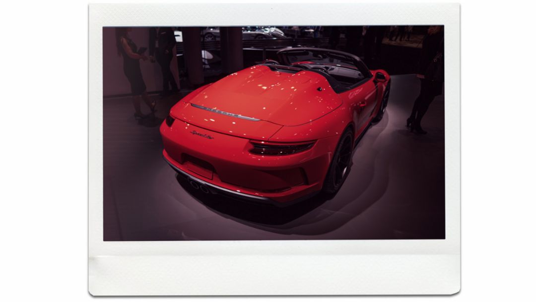 911 Speedster, world premiere, New York International Auto Show, 2019, Porsche AG