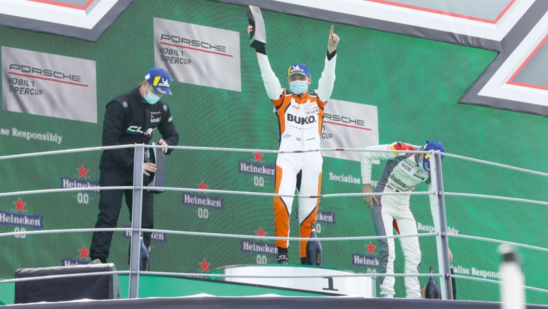Larry ten Voorde, campeón de la Porsche Supercup 2020