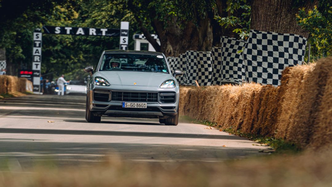 El Cayenne Turbo GT debuta en el Festival de la Velocidad de Goodwood