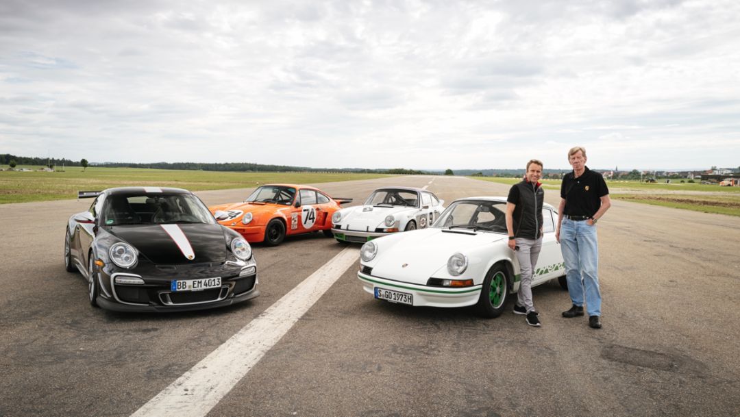 An entertaining journey into the past with Walter Röhrl and Timo Bernhard