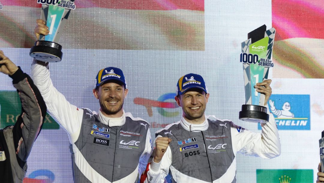 Porsche wins the GTE-Pro class at the WEC season opener in Sebring