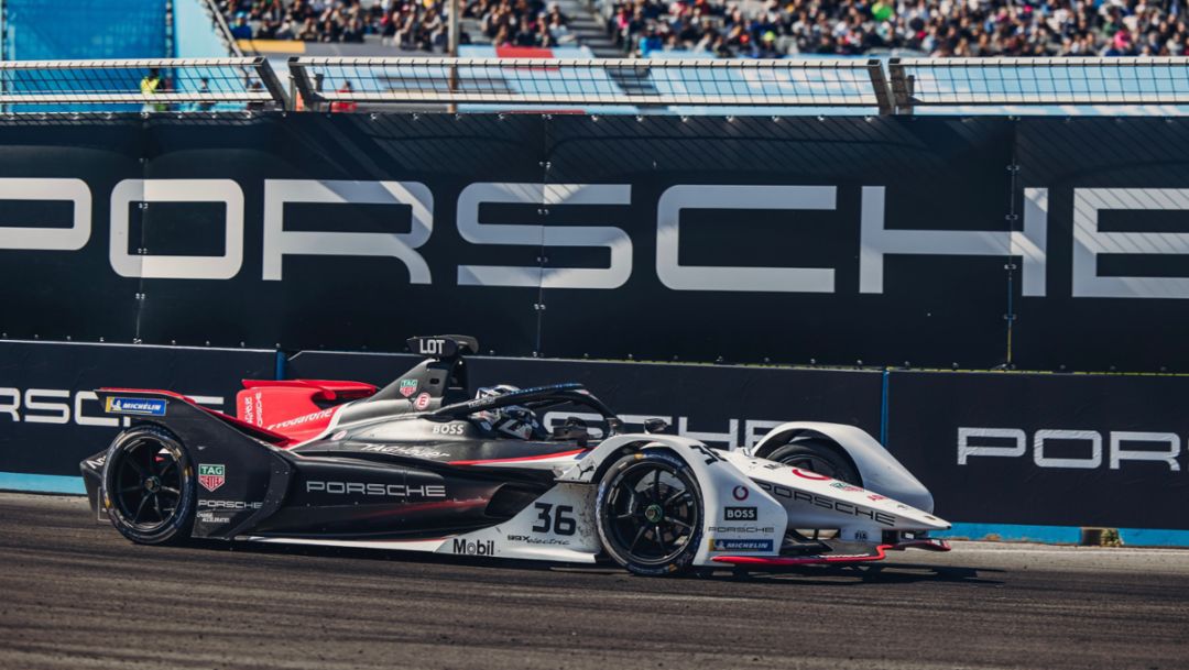 TAG Heuer Porsche Formula E Team scores points after strong team effort in Rome