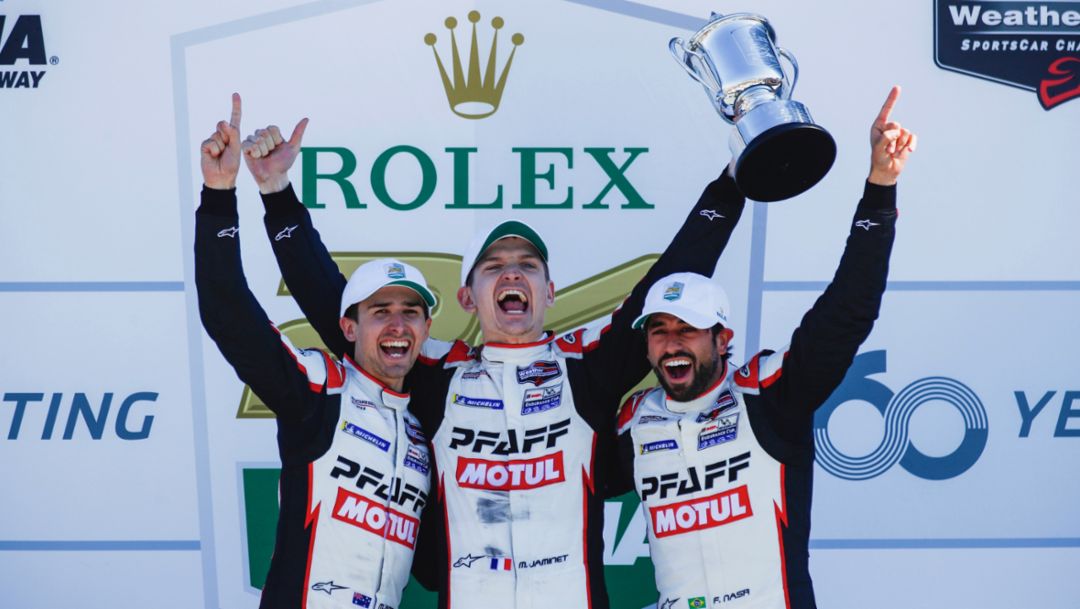 Equipos de clientes de Porsche ganan las dos categorías GT en las 24 Horas de Daytona