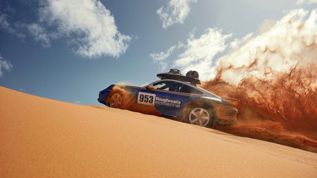 Taking inspiration from the rally stages: The 2023 Porsche 911 Dakar