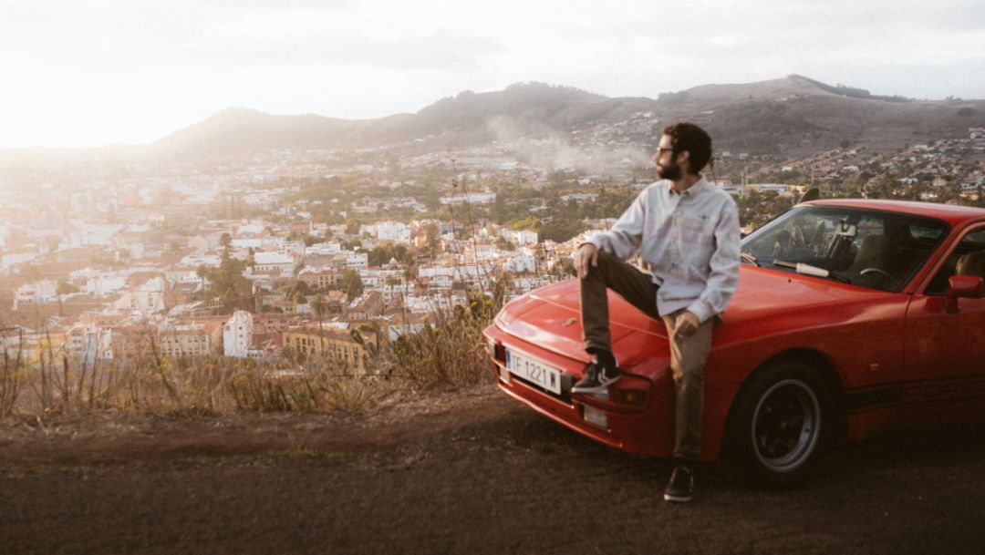 Por las colinas de Tenerife en un Porsche 944