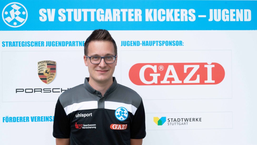 Florian Hofberger, Administrativer Leiter des Nachwuchsleistungszentrums der Stuttgarter Kickers, 2022, Porsche AG