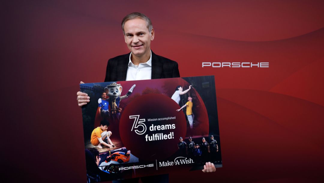 Porsche makes kids’ dreams come true worldwide