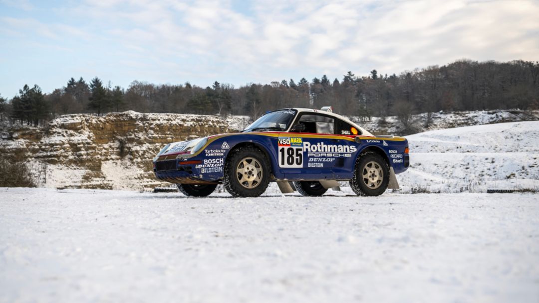 Porsche bewahrt die Geschichte des 959 Paris-Dakar