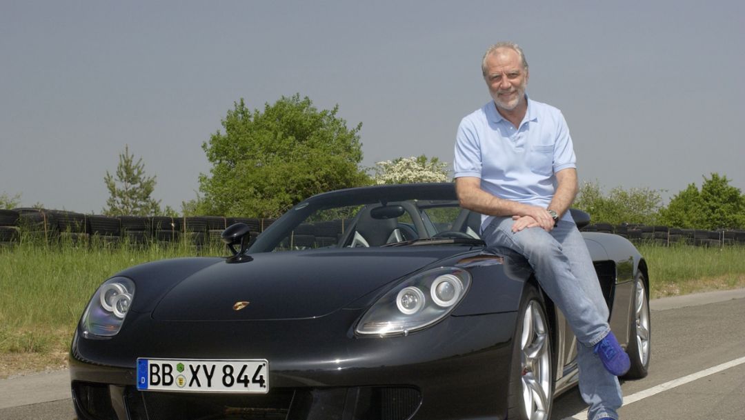 Porsche congratulates Roland Kussmaul on his 80th birthday