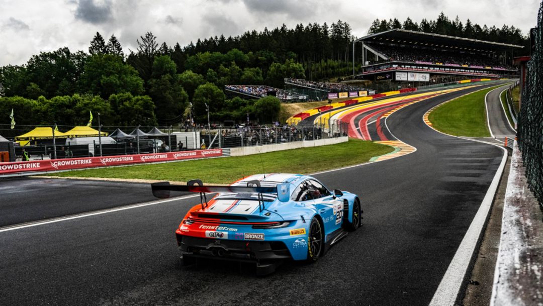Two Porsche 911 GT3 R finish in the top 5 at Spa-Francorchamps