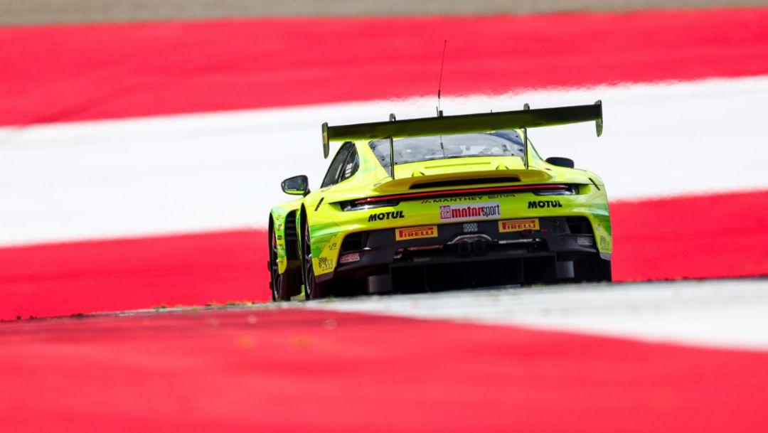 Porsche, Manthey EMA und Werksfahrer Thomas Preining führen die DTM-Wertungen an