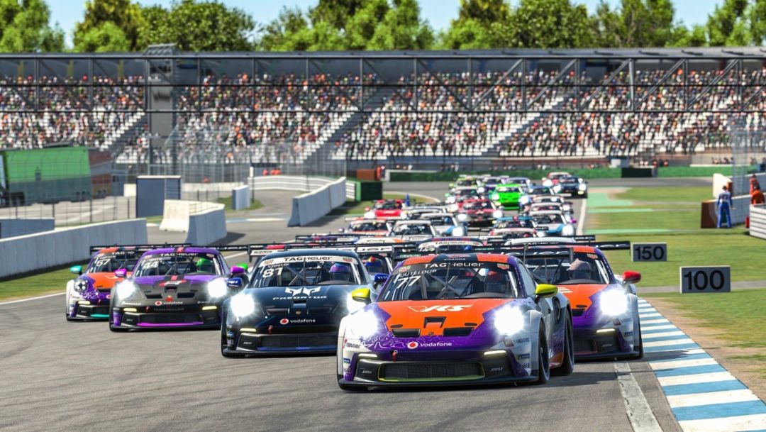 30 sim racers fight for the Porsche TAG Heuer Esports Supercup crown