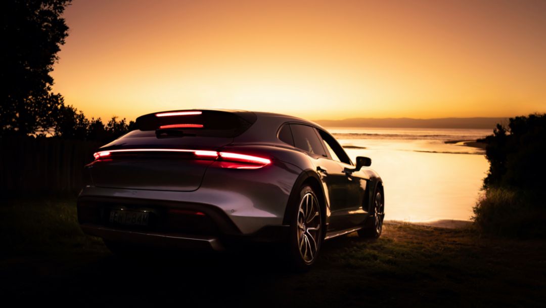 Wild performance: Mark Webber drives Tasmania