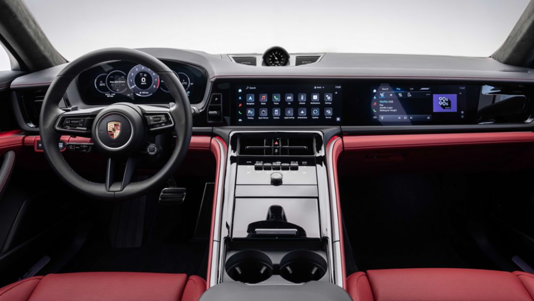 The interior of the new Panamera