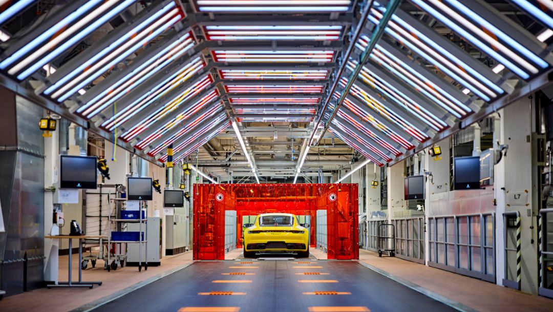 Porsche moderniza la planta de producción de Zuffenhausen