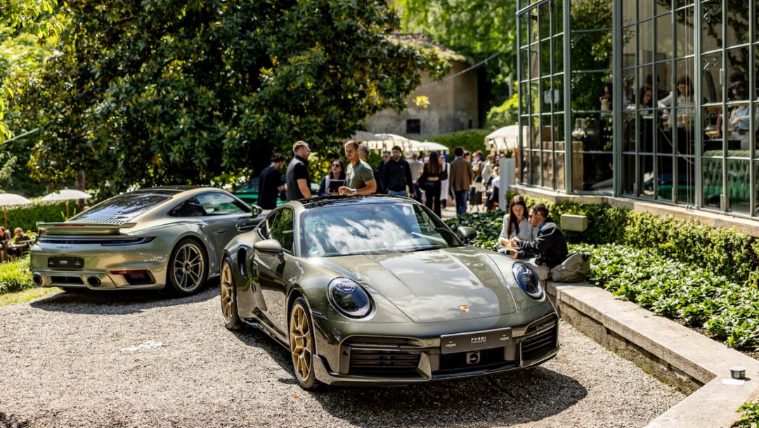 Alles im grünen Bereich: Porsche beim „Fuori Concorso 2024“