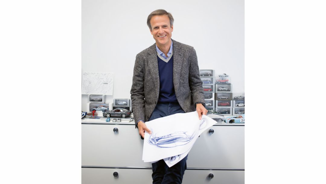 Michael Mauer, Chefdesigner bei Porsche, 2018, Porsche AG