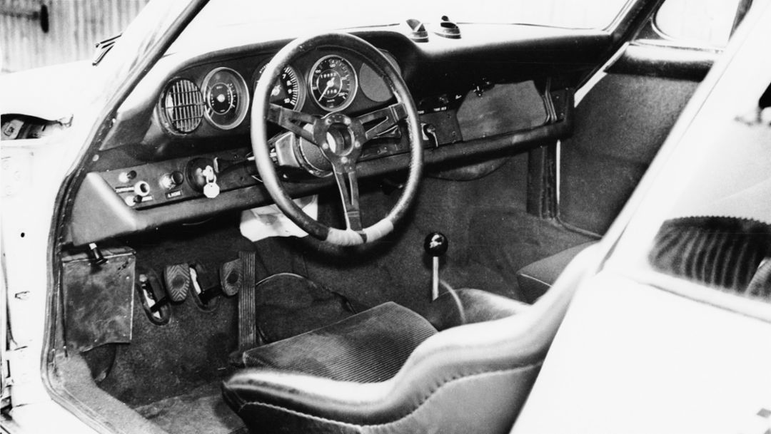 Interior of the 911 R, 1967, Porsche AG
