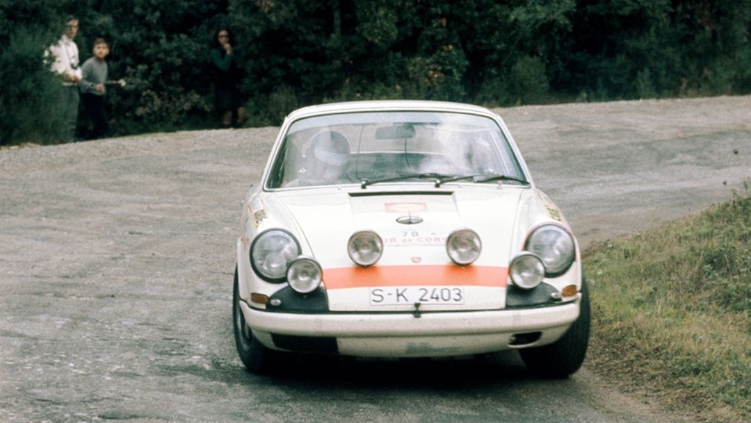 Gérard Larrousse, 911 R, Tour de Corse 1969, 2017, Porsche GA