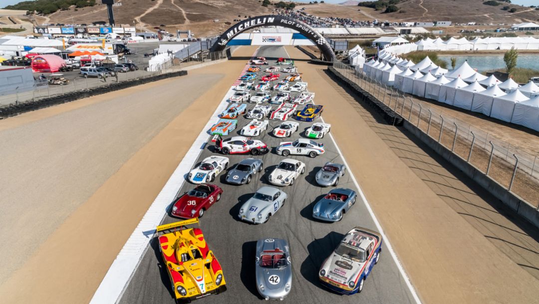 Rennsport Reunion VI, WeatherTech Raceway Laguna Seca, Kalifornien, 2018, Porsche AG