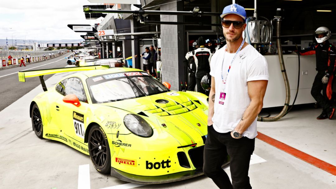 Daniel Fuchs aka Magic Fox, blogger and influencer, Mount Panorama Circuit, 2018, Porsche AG