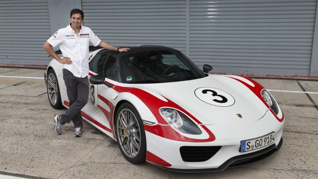 Neel Jani, Werksfahrer, Porsche 918 Spyder, Monza, 2014, Porsche AG
