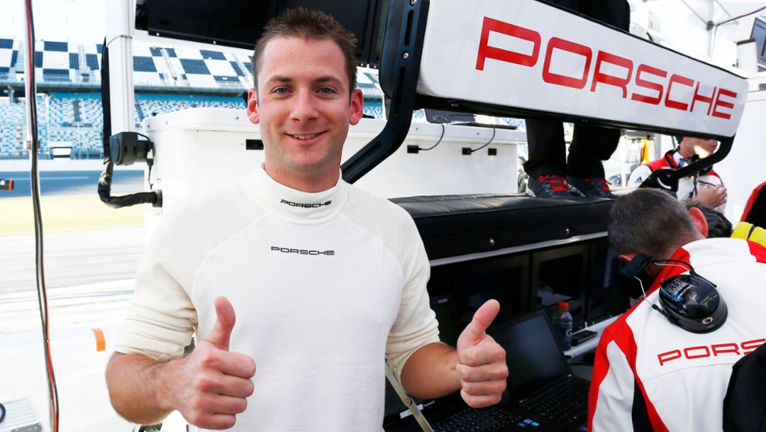 Nick Tandy, Werksfahrer Team Porsche North America, 2015, Porsche AG